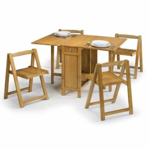 Savoy Light Oak Dining Set (35cm + 85cm x 80cm) - KD Only (JB)