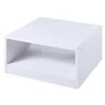 Manhattan High Gloss White Square Coffee Table (JB)
