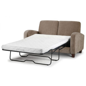 Vivo Fold Out Sofa Bed - Mink Chenille Fabric