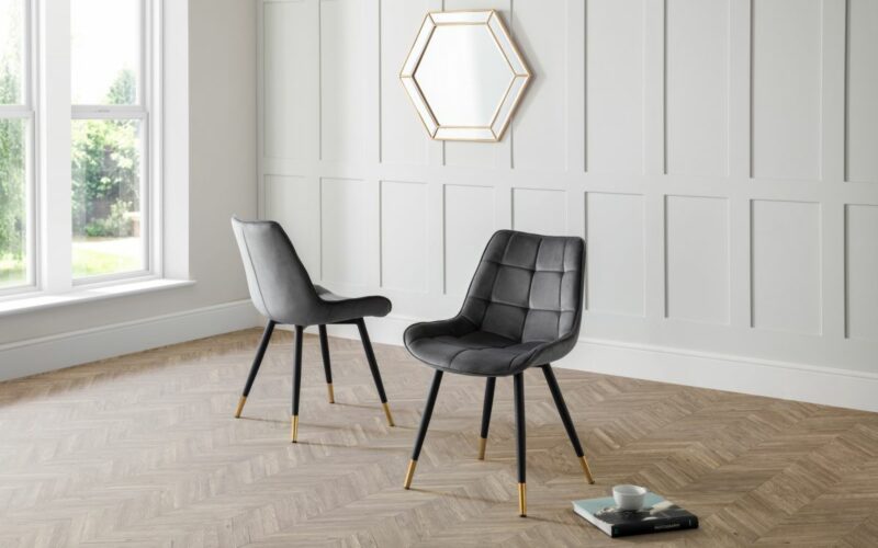 Hadid Dining Chair - Grey - Image 5