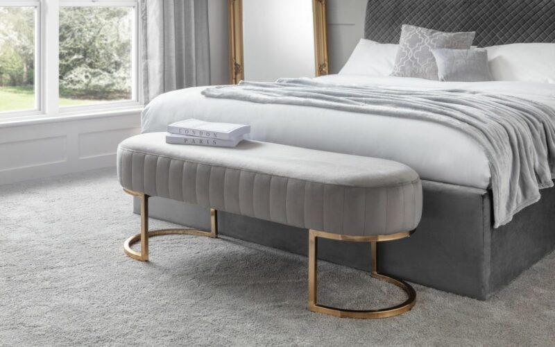 Harrogate Bench - Grey - Image 4