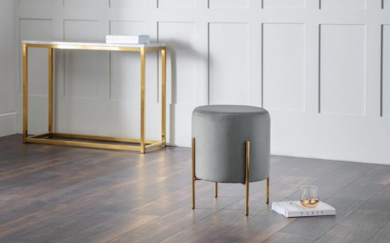 Harrogate Stool - Grey - Image 3