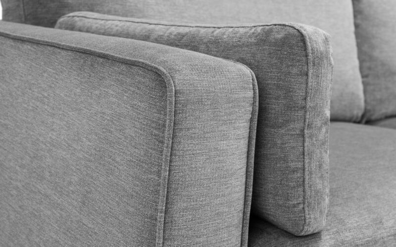 Hayward 2 Seater Sofa - Grey Chenille - Image 3