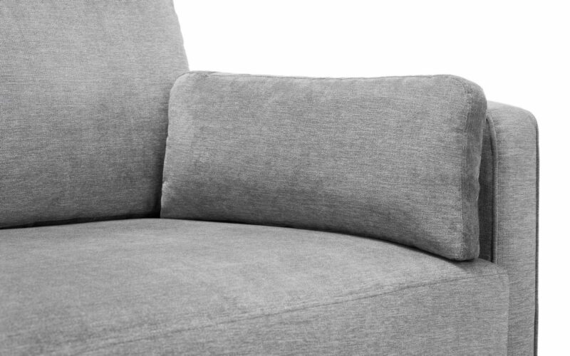 Hayward 3 Seater Sofa - Grey Chenille - Image 3
