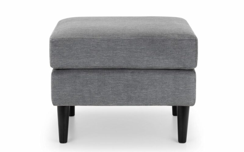 Hayward Ottoman - Grey Chenille - Image 2