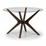 Chelsea Round Glass Top Dining Table (120cm Diameter) (JB)