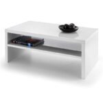 Metro High Gloss Coffee Table - White (JB)