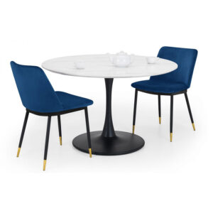 Holland & Delaunay 2 Seater Blue Dining Set