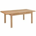Curve Oak Extending Dining Table (150cm + 50cm x 90cm) (JB)
