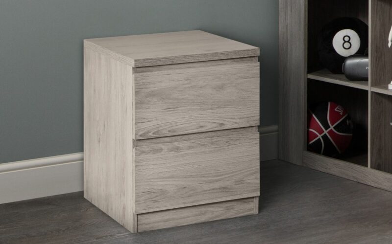 Jupiter 2 Drawer Bedside - Image 4