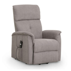 Ava Modern Compact Rise & Recline Chair - Taupe Velvet (JB)