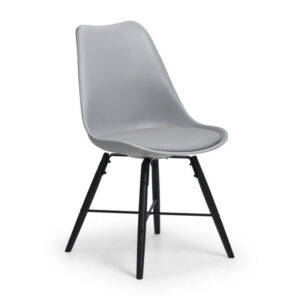 Kari Dining Chair - Grey & Black
