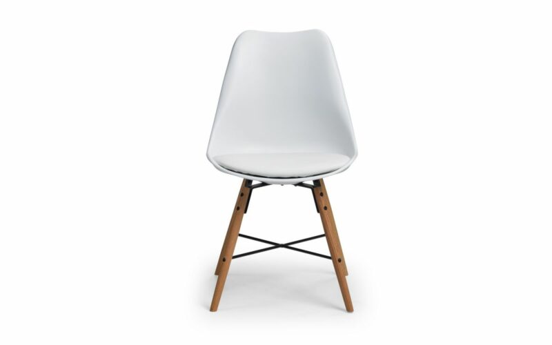 Kari Dining Chair - White & Oak - Image 2