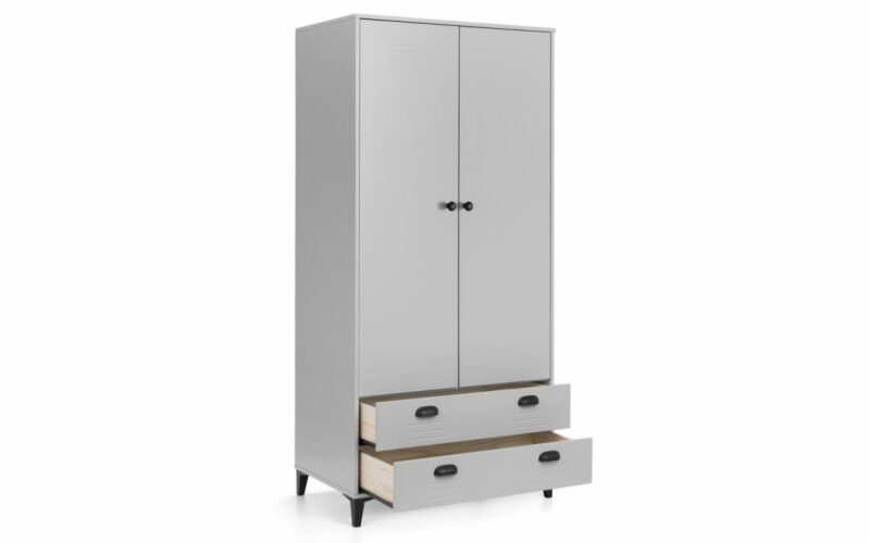 Lakers Locker 2 Door Wardrobe - Image 2