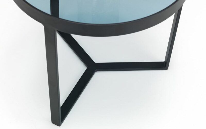 Loft Lamp Table - Smoked Glass - Image 2