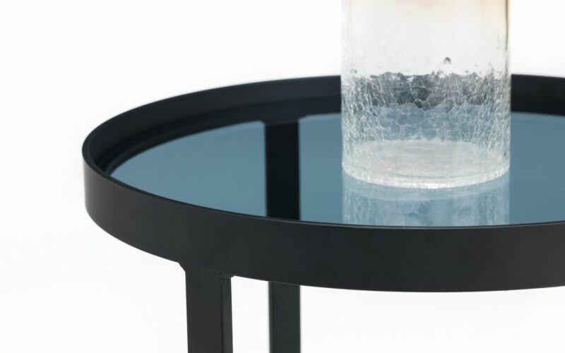Loft Lamp Table - Smoked Glass - Image 3