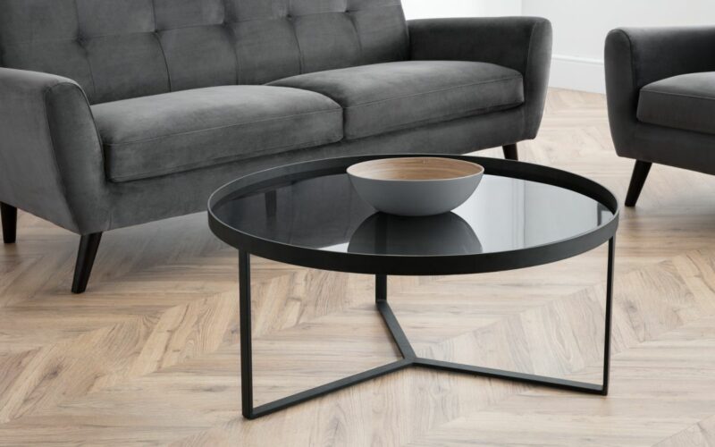 Loft Coffee Table - Smoked Glass - Image 4