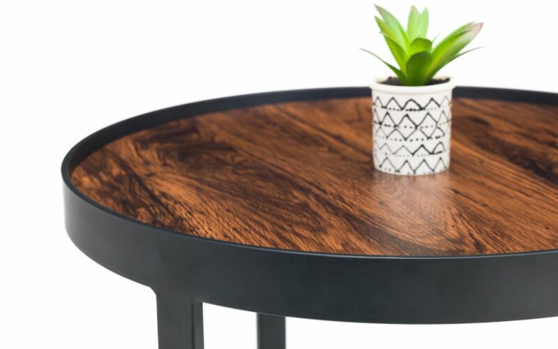 Loft Lamp Table - Walnut - Image 2