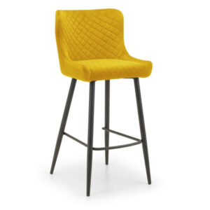 Luxe Bar Stool - Mustard