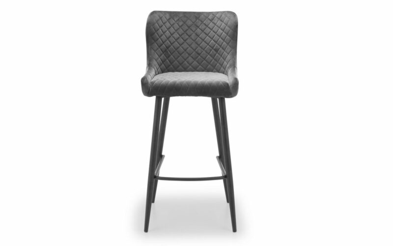 Luxe Bar Stool - Grey - Image 2