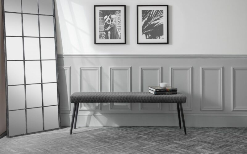 Luxe Low Bench - Grey - Image 4