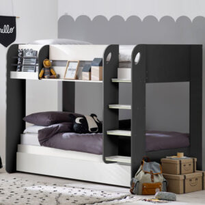 Mars Bunk & Underbed - Charcoal & White
