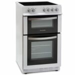 Montpellier MDC500FW - 50cm Double Cavity Ceramic Cooker - White