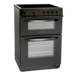 Montpellier MDC600FK - 60cm Double Cavity Ceramic Cooker - Black