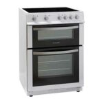 Montpellier MDC600FW - 60cm Double Cavity Ceramic Cooker - White