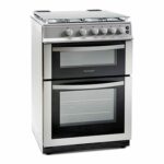 Montpellier MDG600LS - 60cm Double Cavity Gas Cooker - Silver
