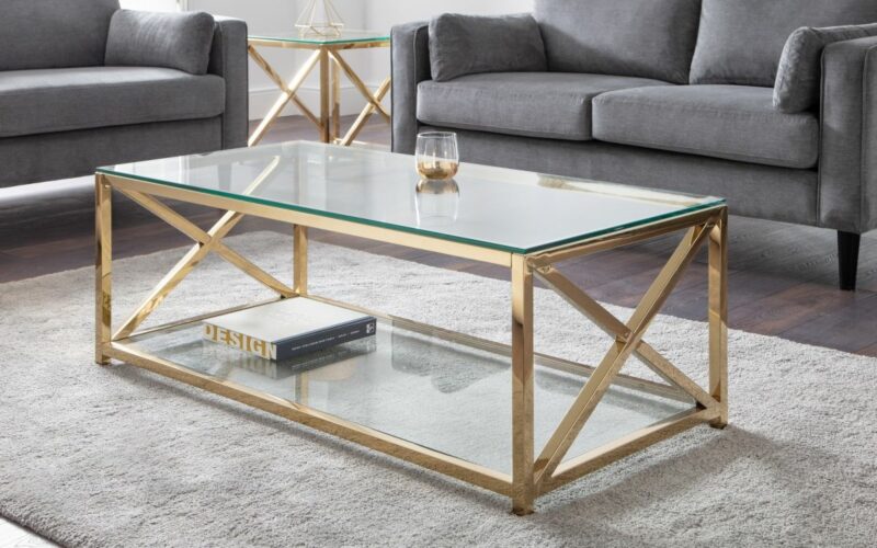 Miami Coffee Table - Gold - Image 4