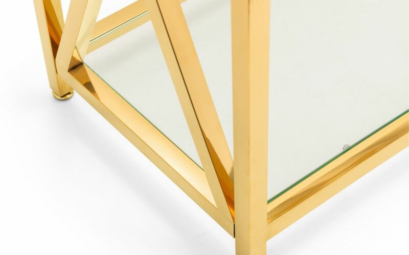 Miami Console Table - Gold - Image 4