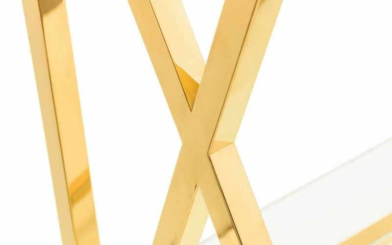 Miami Console Table - Gold - Image 5