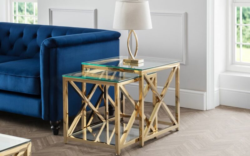 Miami Nest of Tables - Gold - Image 4