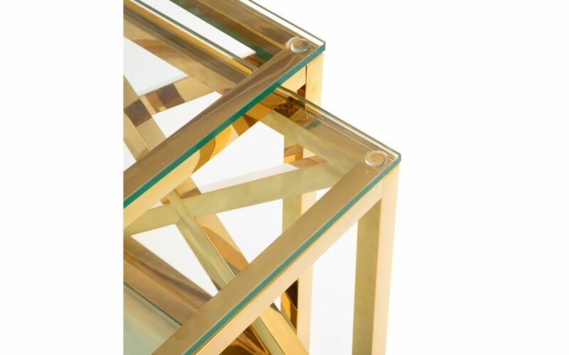 Miami Nest of Tables - Gold - Image 3