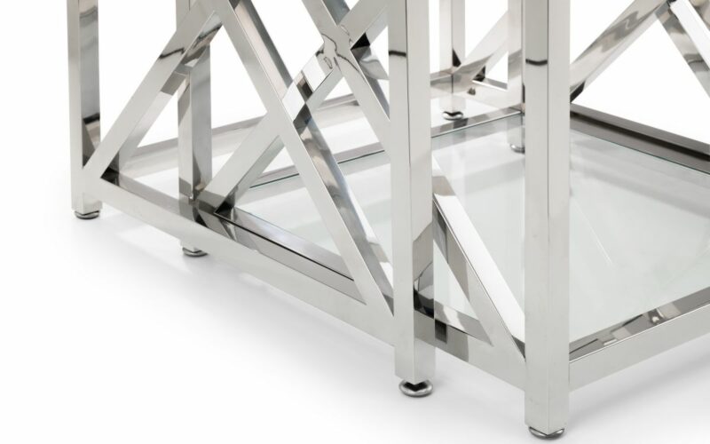 Miami Nest of Tables - Silver - Image 2