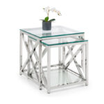 Miami Nest of Tables - Silver