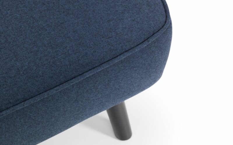 Miro Curved Back Sofabed - Blue - Image 4