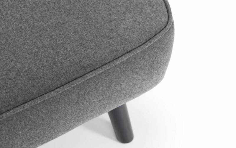 Miro Curved Back Sofabed - Grey - Image 4