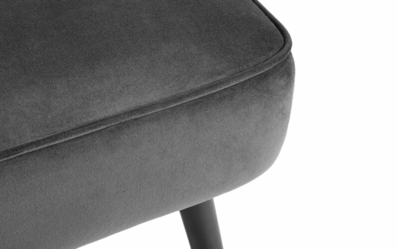 Miro Curved Back Sofabed - Grey Velvet - Image 3