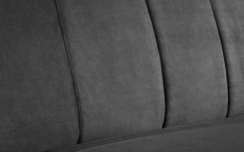 Miro Curved Back Sofabed - Grey Velvet - Image 4