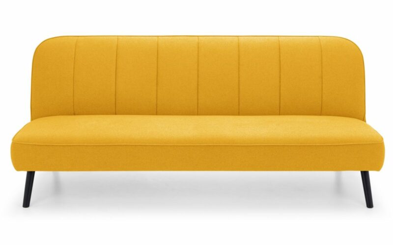 Miro Curved Back Sofabed - Mustard - Image 2