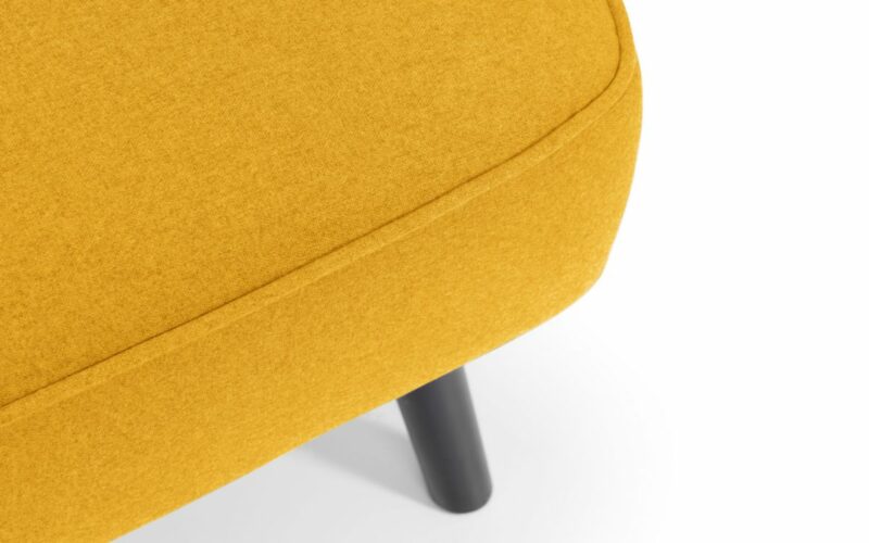 Miro Curved Back Sofabed - Mustard - Image 5