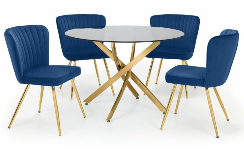 Cannes Dining Chair - Blue - Image 4