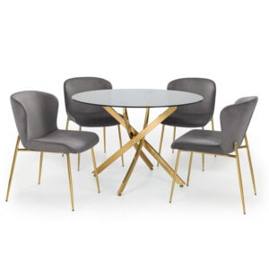 Montero & Harper 4 Seater Grey Dining Set