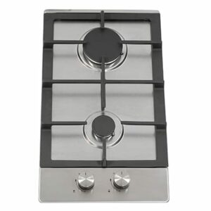 Montpellier GH30X - 2 Burner Gas Hob - Stainless Steel