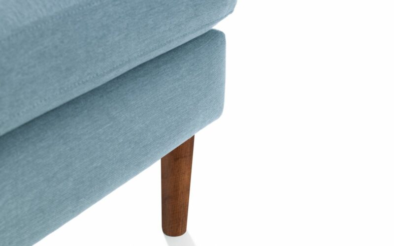 Monza Ottoman - Blue Linen - Image 3