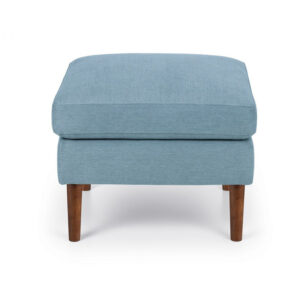 Monza Ottoman - Blue Linen