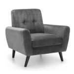Monza Chair - Grey Velvet