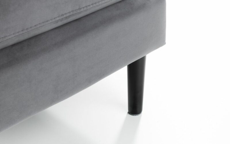 Monza Ottoman - Grey Velvet - Image 4